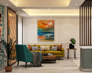 Compact Contemporary Living Room